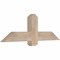 Ekena Millwork Eugene Smooth Timber Gable Bracket, Douglas Fir, 48"W x 16"H x 3 1/2"D x 5 1/2"F, 8/12 Pitch GBW048X16X0406EUG00SDF - alternate 2